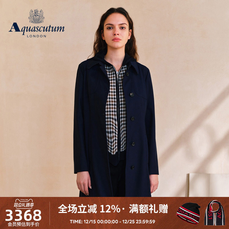 【100%绵羊毛】女士毛呢大衣外套