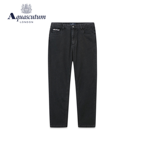 男式 Aquascutum 直筒休闲长裤 Q4972EM021 雅格狮丹春夏新款 牛仔裤