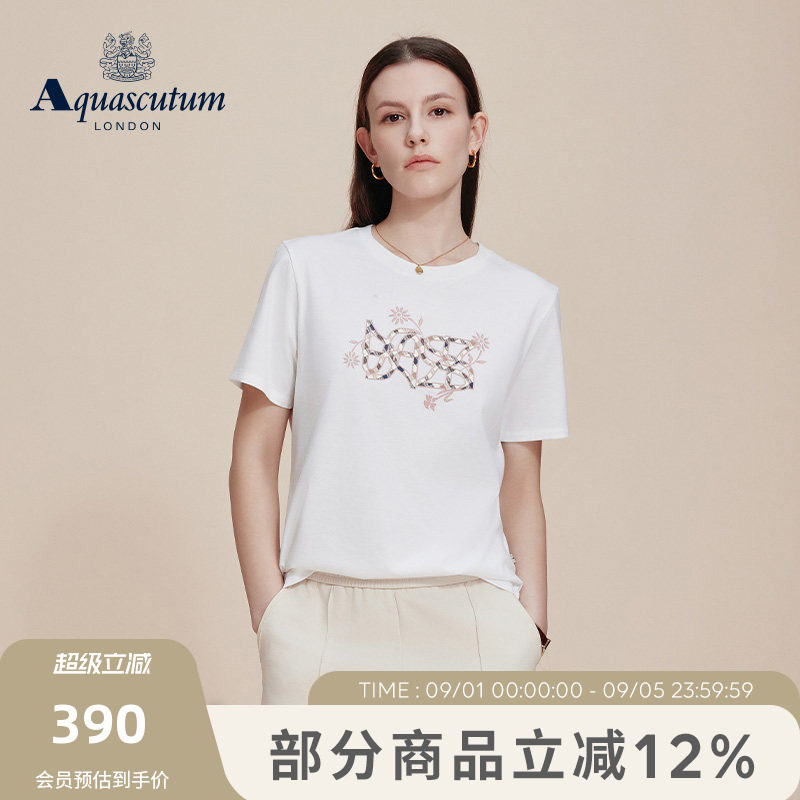 【100%棉】简约时尚圆领短袖T恤图片