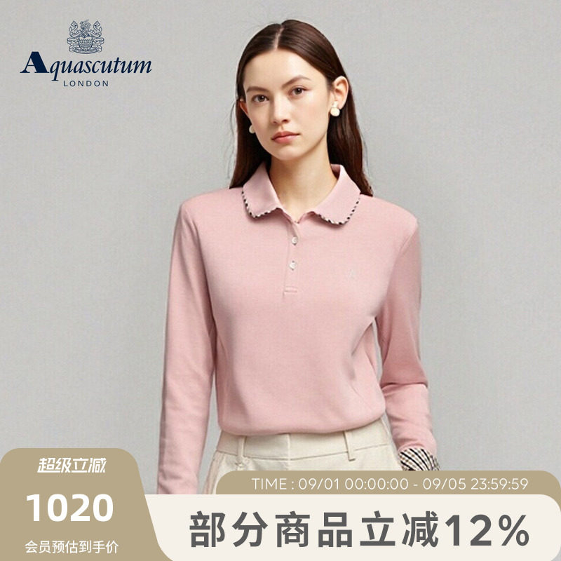 【100%棉】女士翻领T恤POLO图片