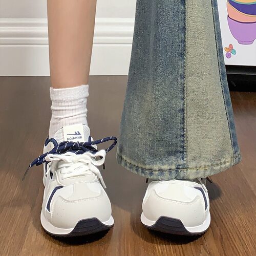 回力阿甘运动鞋女ins百搭学生厚底休闲小白鞋软底轻便透气鞋子女