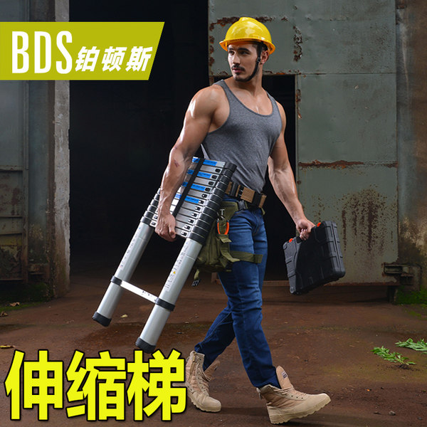 铂顿斯 可伸缩 航空铝合金梯子 优惠券折后￥138起包邮（￥168-30）