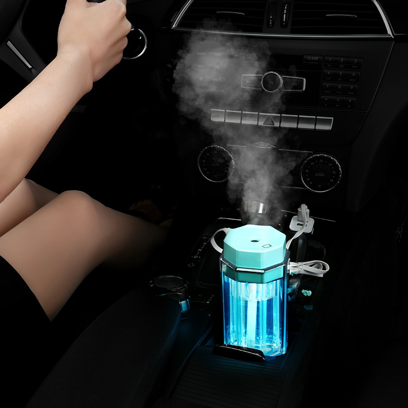 [金贵车品车饰车用氧吧,空气净化器]七彩玲珑车载加湿器空气汽车净化器喷雾月销量2件仅售25元