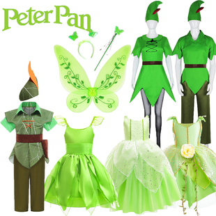 万圣节成人儿童舞台演出经典小飞侠彼得潘儿童节女精灵装扮服装