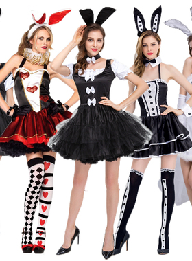 中秋酒吧ds性感兔女郎演出服gogo领舞服舞台服DJ团体舞蹈服兔子装