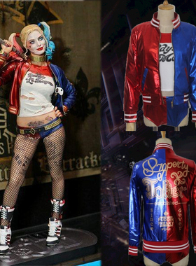 自杀小队小丑女COS服装全套哈莉·奎茵cosplay万圣节女装表演服饰