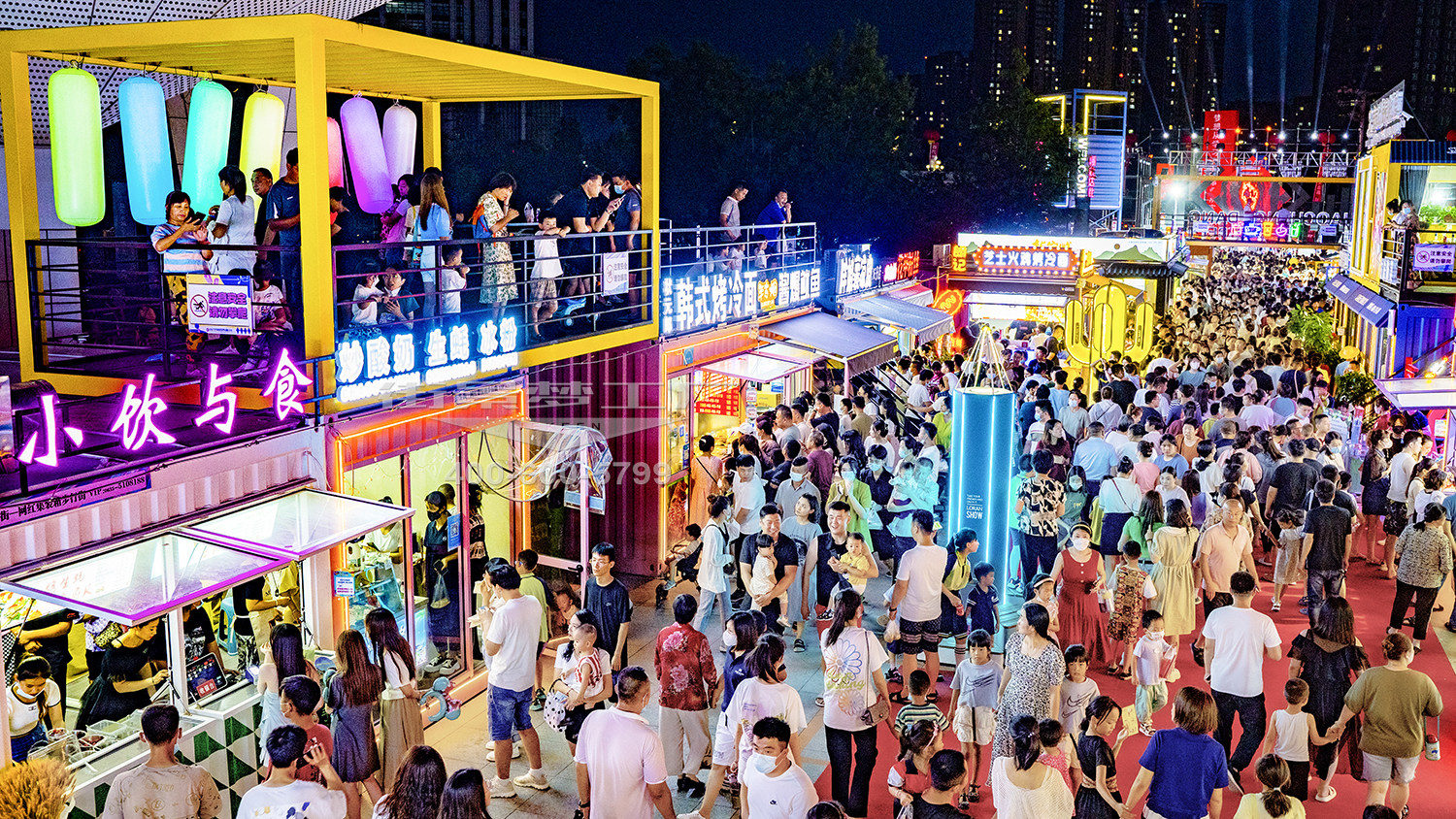 街景梦工厂集装箱商业街规划设计办公室餐厅网红创意打卡景点商铺