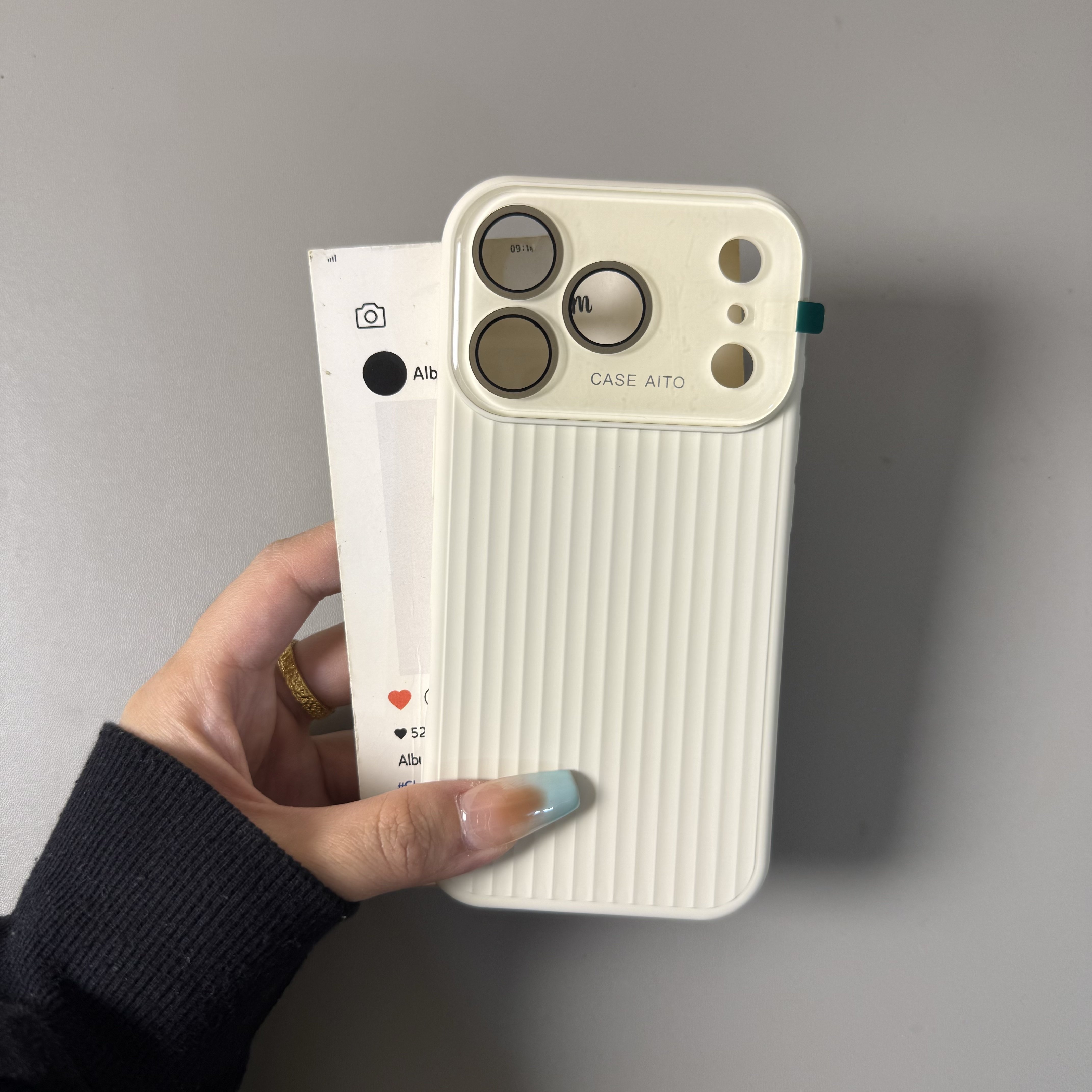 ins超火秒变17液态硅胶瓦楞大视窗适用iPhone17promax手机壳苹果17按键全包16ProMax新款15网红13软14防摔12