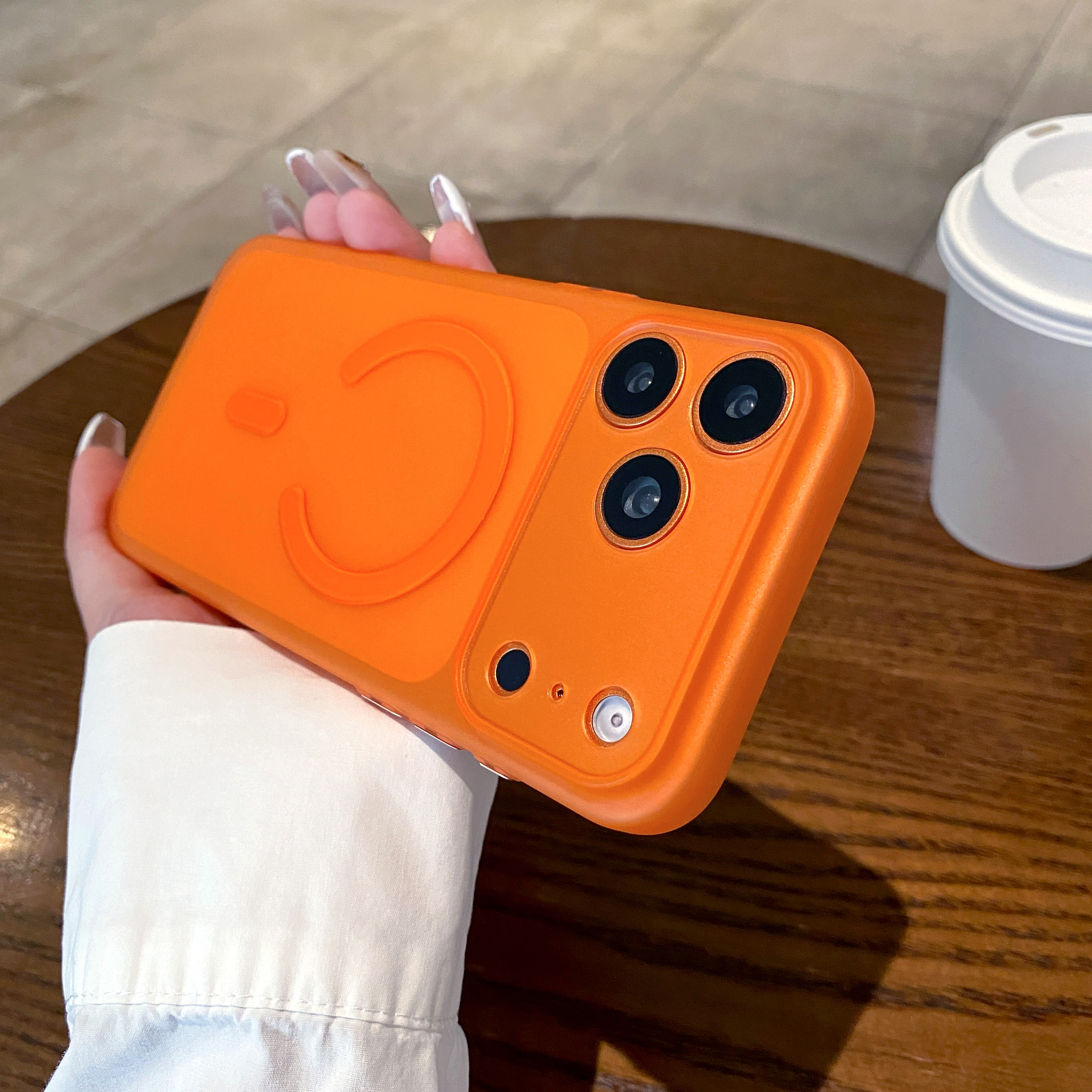 带相机按键超薄软壳适用苹果17promax手机壳新款iPhone17透明磨砂16pro磁吸15镜头全包14pro防摔防指纹保护套