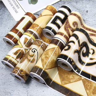 瓷砖客厅走廊过道自粘波导线贴纸防水墙贴踢脚线地面装 饰地贴腰线