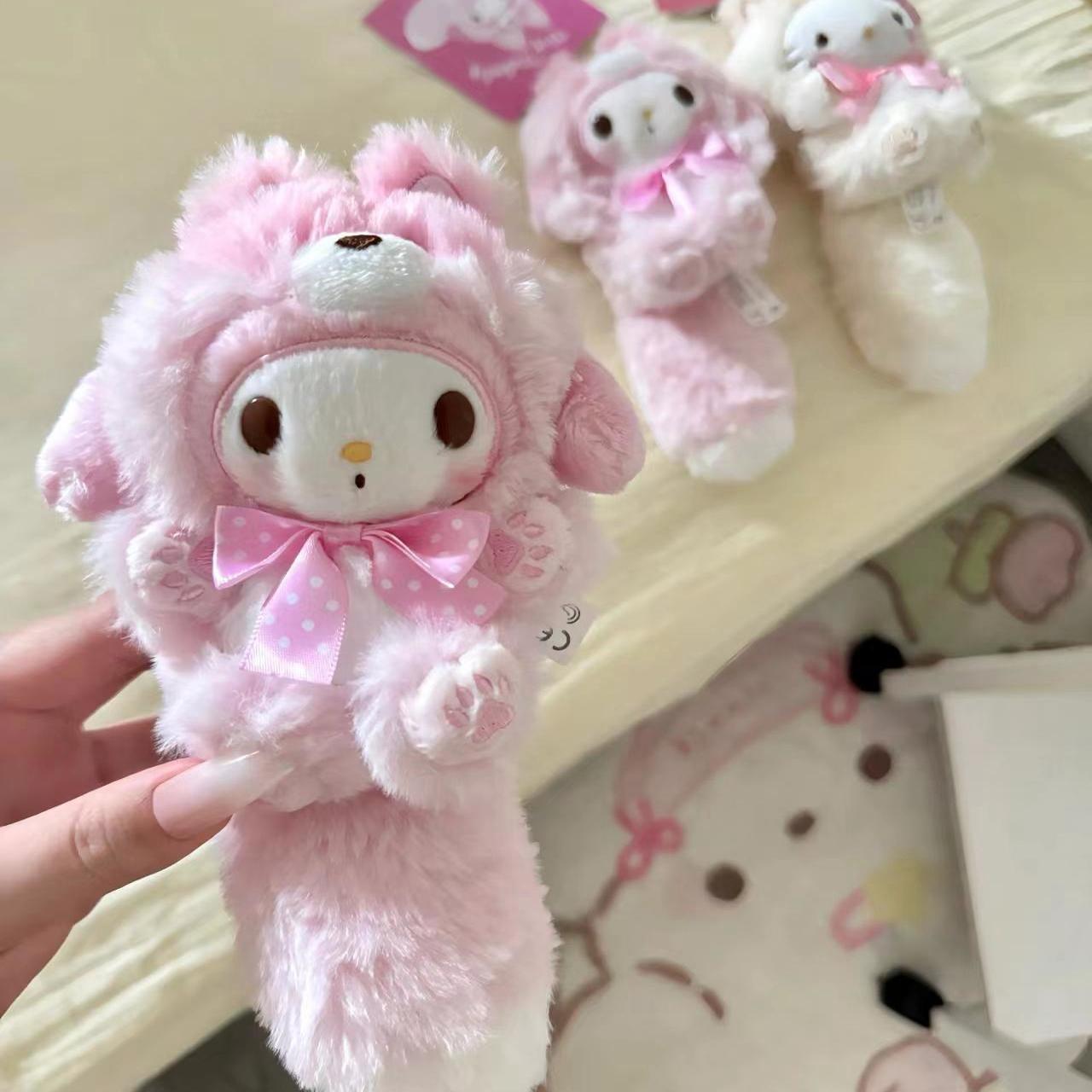 出口日本北海道Kitty凯蒂猫美乐蒂玉桂狗限定包包毛绒挂件钥匙扣