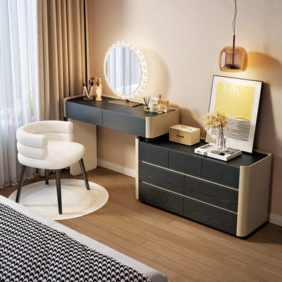2025新款加厚全实木梳妆台