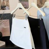 显瘦 通勤气质简约半身裙女a字短裙2025春款 侧开叉裤 裙