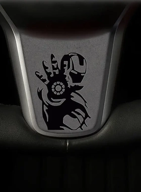 翻毛皮方向盘装饰贴盖适用特斯拉model3毛豆3毛豆Y内饰配件可定制