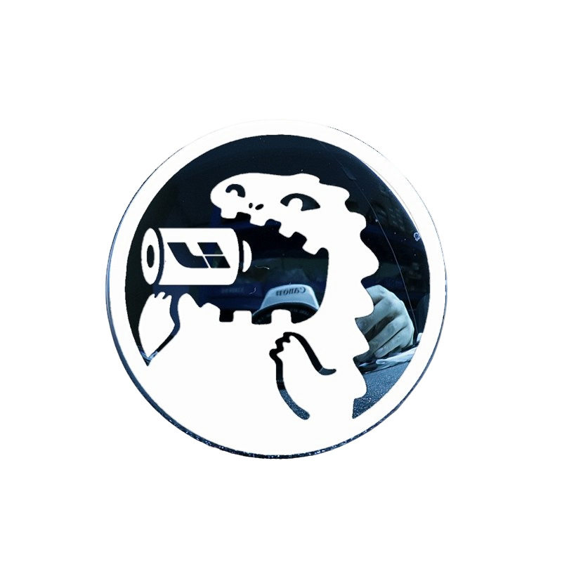 热门网红卡通轮毂盖贴理想I6/L6/L7黑化车标贴改装好物26新款