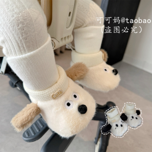 冬季新款婴儿棉鞋卡通软底0-1岁男女宝宝保暖鞋袜6-12月加厚棉鞋