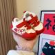 男女童婴幼儿一岁宝宝满月百天喜庆红色学步棉鞋 婴儿鞋 子秋冬季