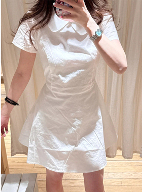 Brandy bm新款日系娃娃领学院风连衣裙女减龄掐腰裙子