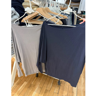 T恤女宽松显瘦漏肩打底衫 纯棉长袖 上衣 bm新款 Brandy