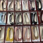 外贸大码 舒适透气 单鞋 女鞋 平底百搭透气浅口圆头芭蕾舞平底四季