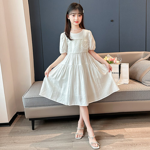 女童连衣裙夏装韩版洋气超仙裙子