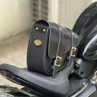 适用凯旋bobber雅痞YP500改装摩托车边包三角边包侧包尾包