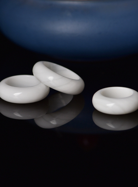 深海白贝壳戒指跑环指环DIY简约