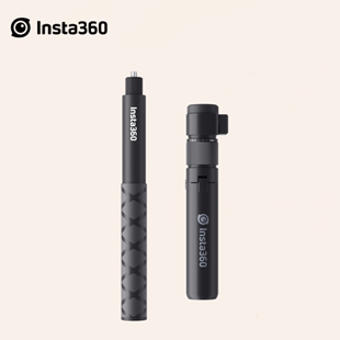 Insta360one X3子弹时间原装 隐形三脚架旋转手柄自拍杆