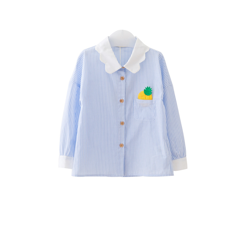 Chemise fille CICIE à manche longue - Ref 2085089 Image 3