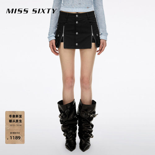 MissSixty拉链工装半裙