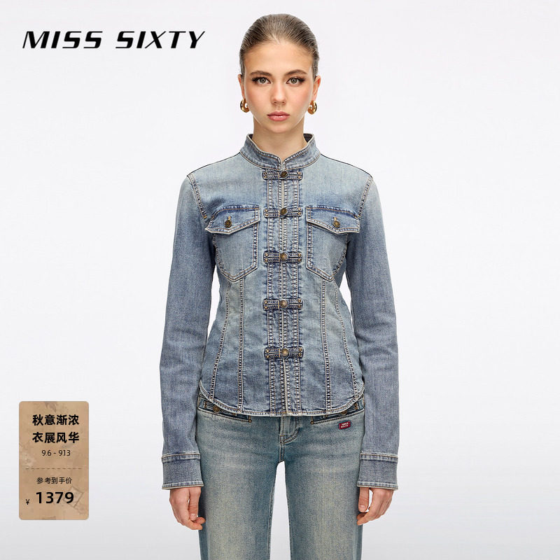 MissSixty盘扣牛仔衬衫图片