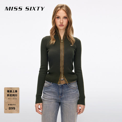 MissSixty拼接针织衫