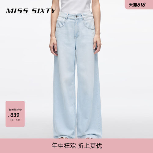 MissSixty阔腿牛仔裤