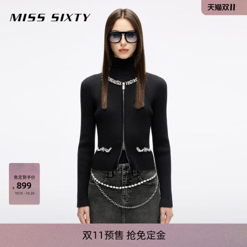 MissSixty钉珠针织开衫