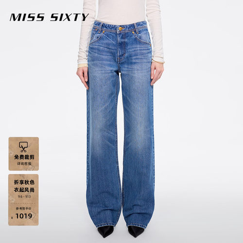 MissSixty日本蓝牛直筒牛仔裤