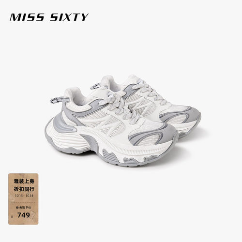 MissSixty做旧系带运动鞋
