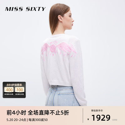 MissSixty重工天使羽翼毛织外套