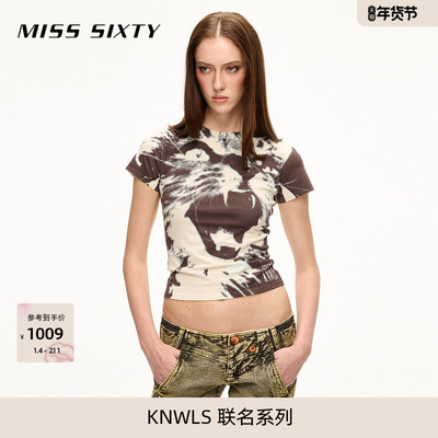MISSSIXTY×KNWLS印花T恤