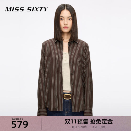 MissSixty条纹长袖衬衫
