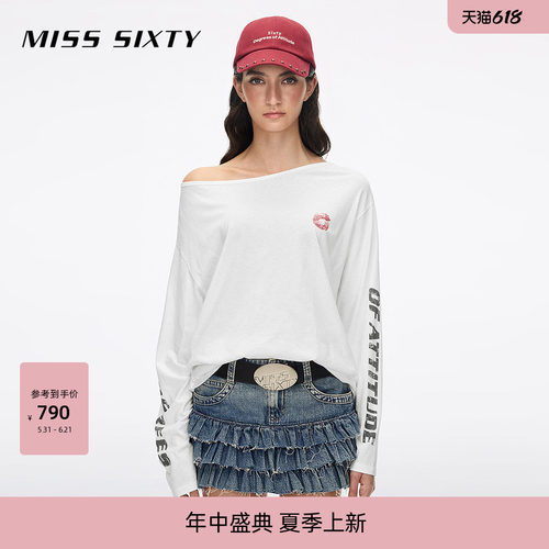 MissSixty系带印花T恤