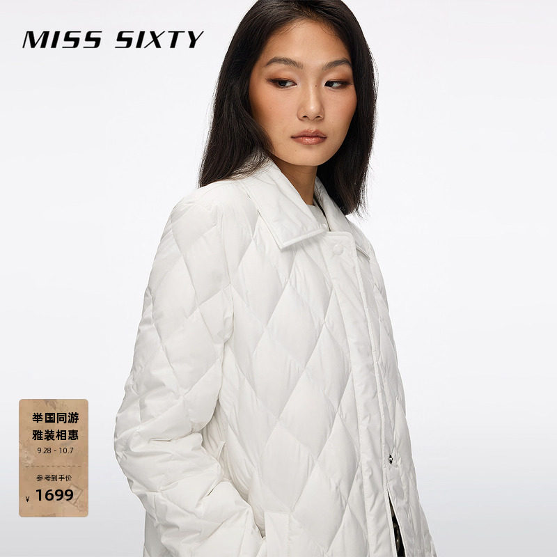 MissSixty附腰带羽绒外套