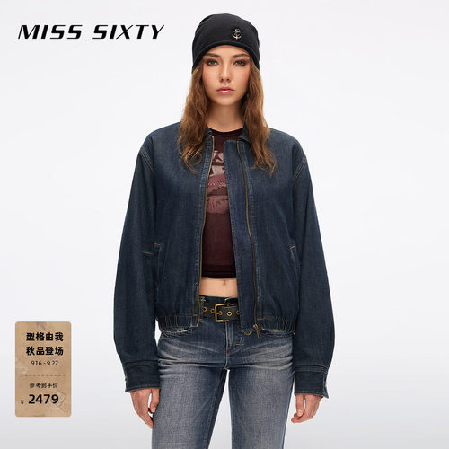 MissSixty翻领牛仔外套