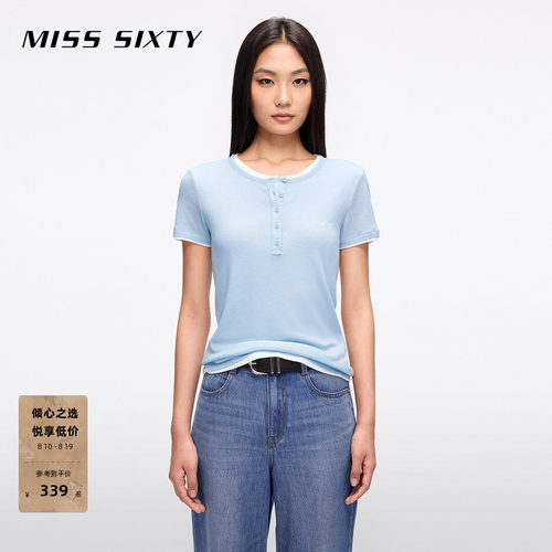 MissSixty修身假两件T恤