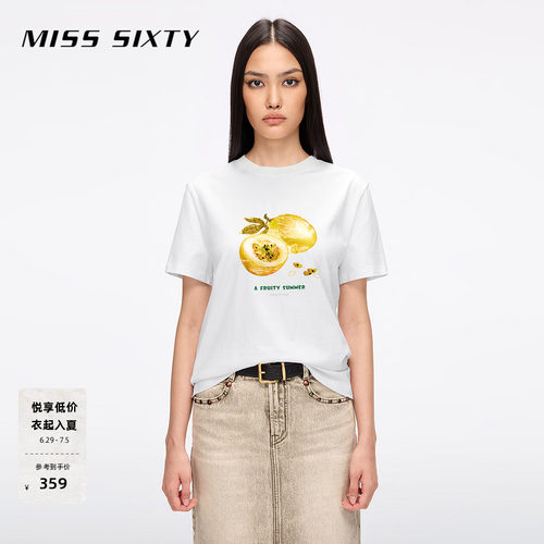 MissSixty钉珠短袖T恤