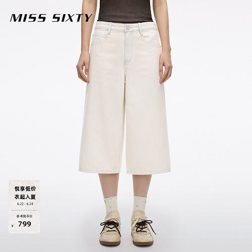 MissSixty宽松牛仔中裤