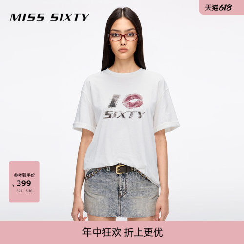 MissSixty圆领印花T恤