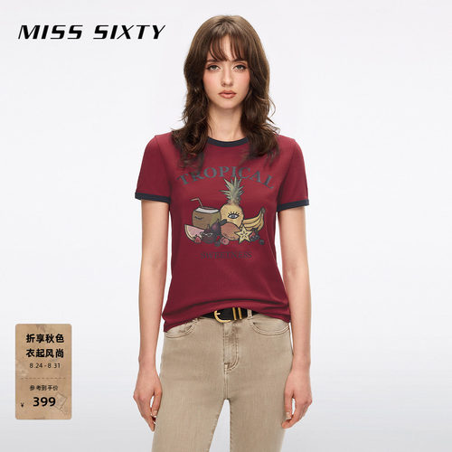 MissSixty印花短袖T恤