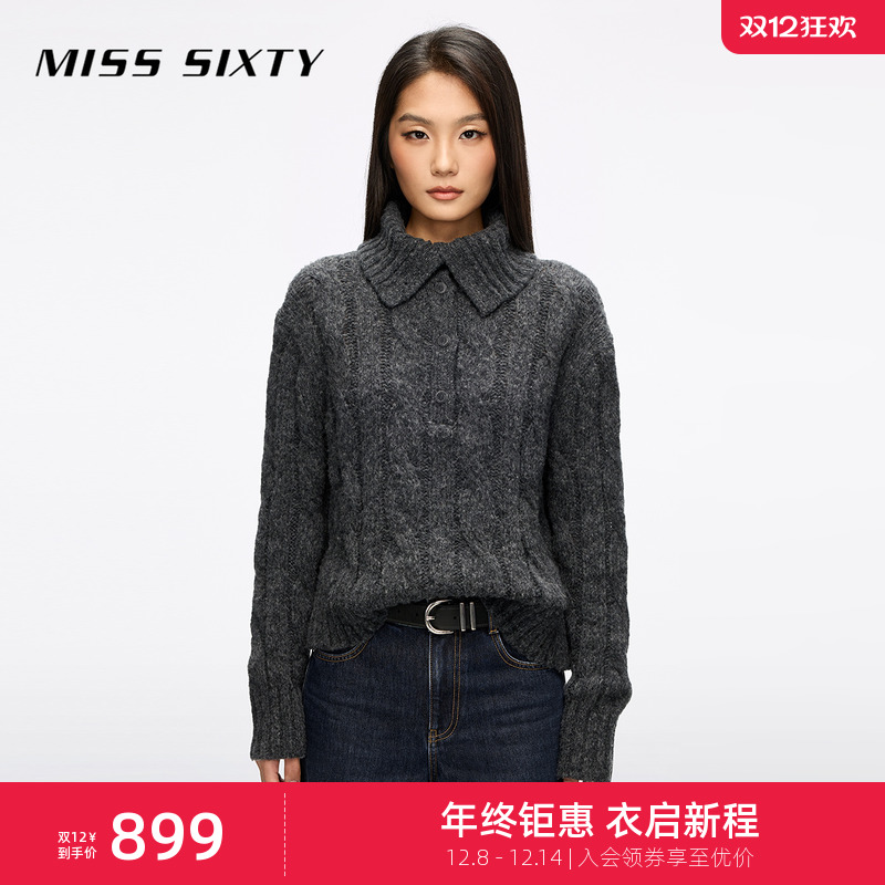 MissSixty羊毛混纺针织衫
