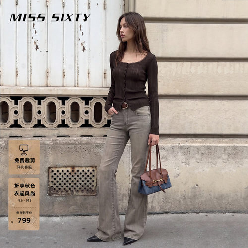 MissSixty做旧喇叭牛仔裤