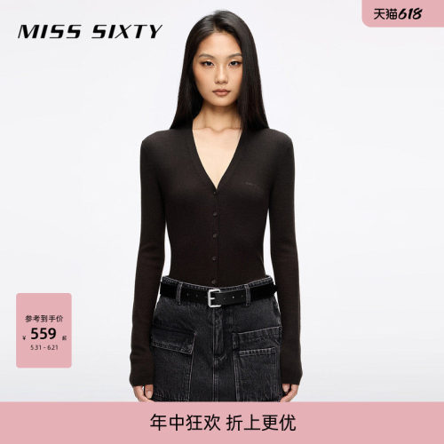 MissSixty刺绣针织开衫